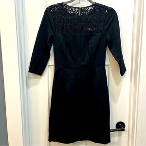 Trina Turk Women’s Dress Black Lace Top 3/4 Length Sleeve Lined Size‎ Unknown